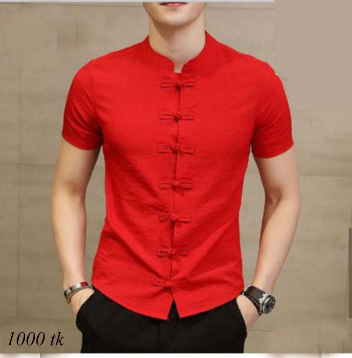 Short Sleeve Gents Red Fotua